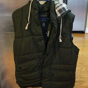 Buffalo David Bitton - Puffer Vest - detach hood
